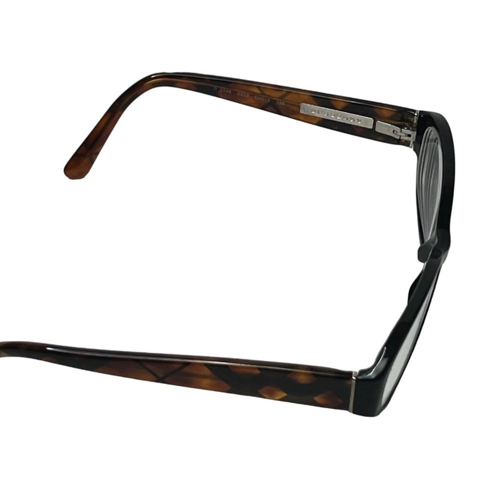 Burberry B 2118 3329 Eyeglasses Glasses Black w/ Plaid Temples 50mm (Small) - Picture 2 of 6